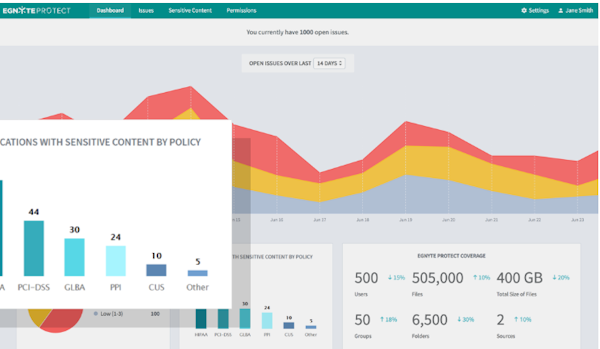 Egnyte dashboard