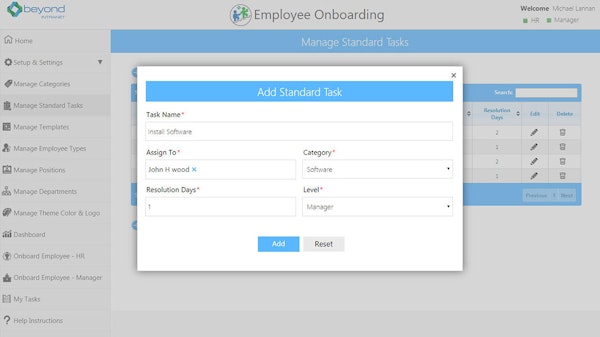 Employee onboarding