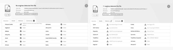enSilo anti-virus screenshot