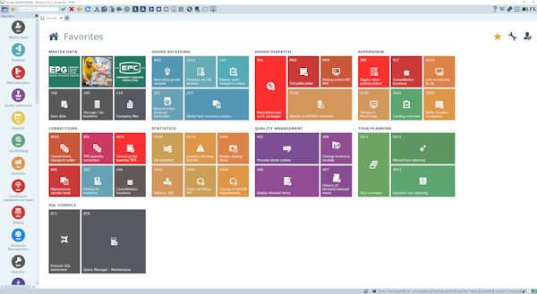 EPG LFS Main Dashboard