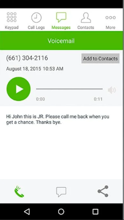 eVoice voicemail