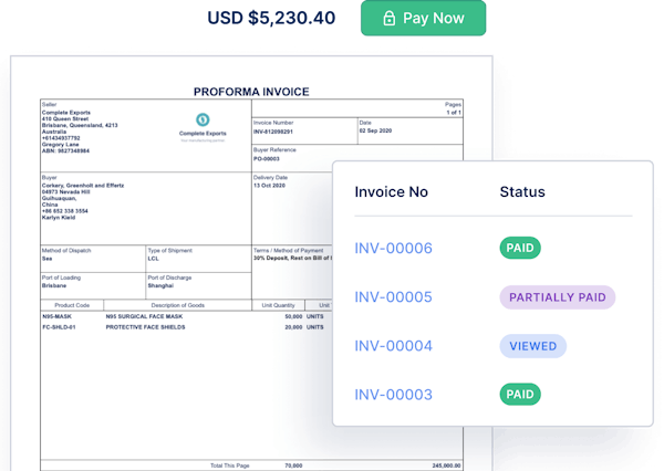 IncoDocs invoice document template