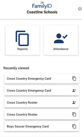 FamilyID recently viewed items