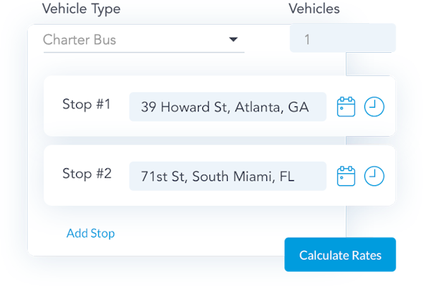 CoachRail Stops
