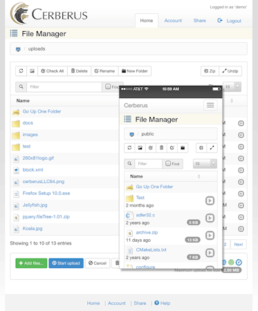 Cerberus file manager