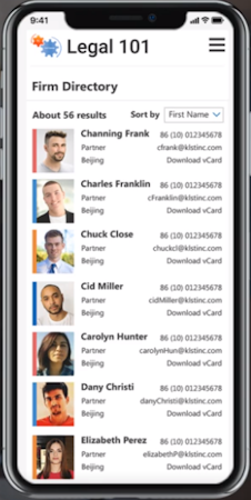 Legal101 firm directory