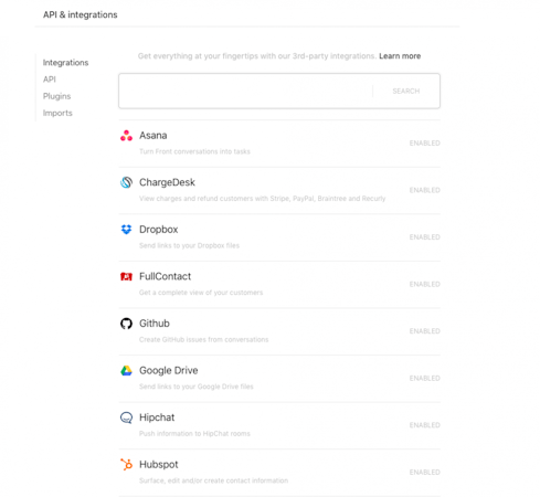 Integrations
