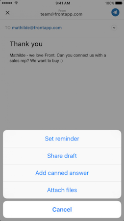 Mobile view