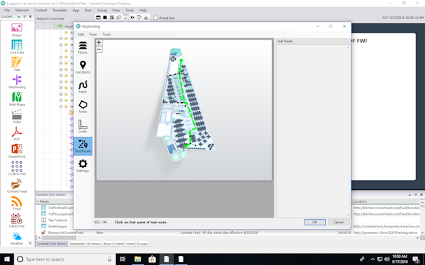 FWI Content manager template creation screenshot