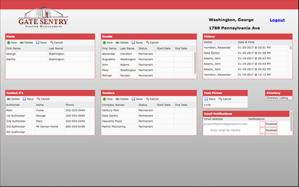 Gate Sentry community portal