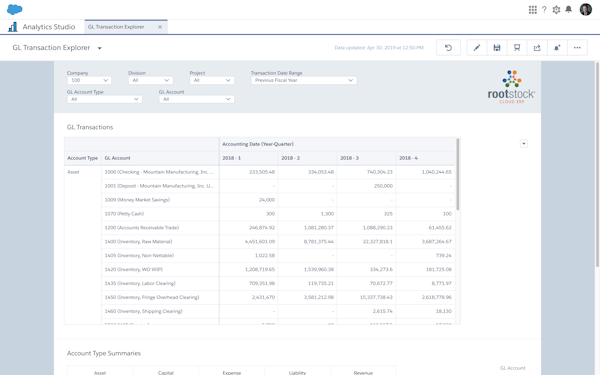 General Ledger Transaction Exporter