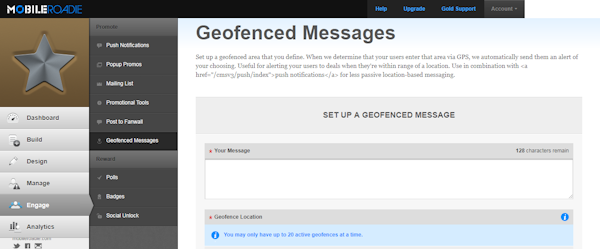 Geofenced messages
