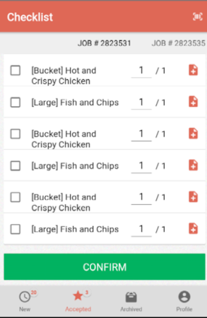 GetSwift driver checklist