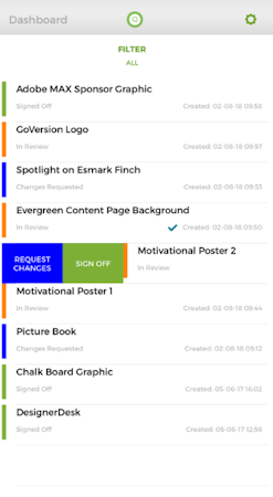 GoProof dashboard