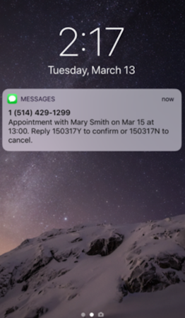 GOrendezvous notifications