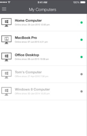 GoToMyPC multiple devices