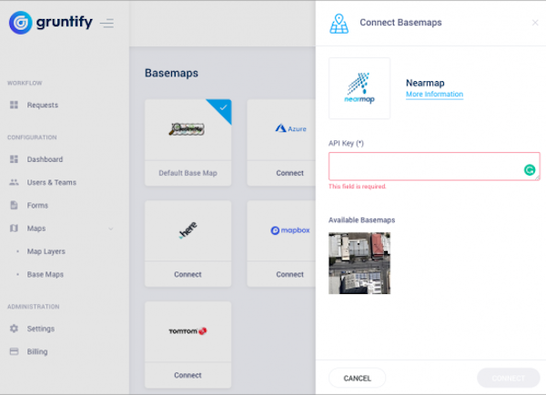 Gruntify basemaps