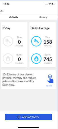 Healent patient activity