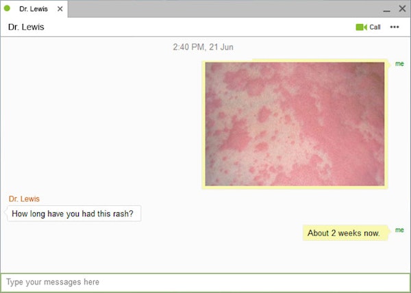 Images in text chat