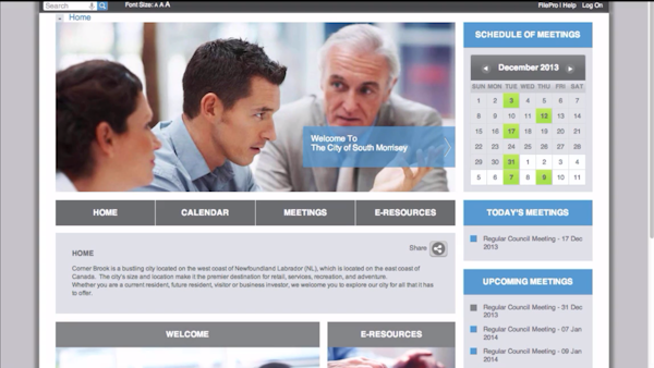 iCompass home screenshot