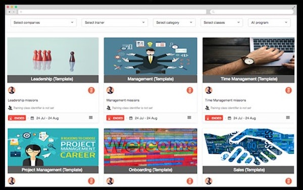 Code of Talent start page