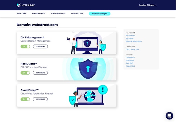 HTTPShield configuration settings