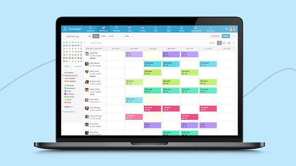 humanity scheduling