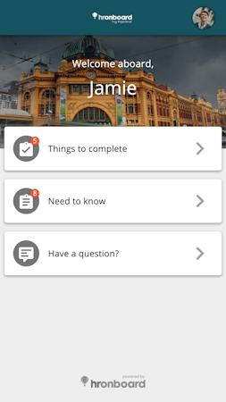 HROnboard onboarding tasks