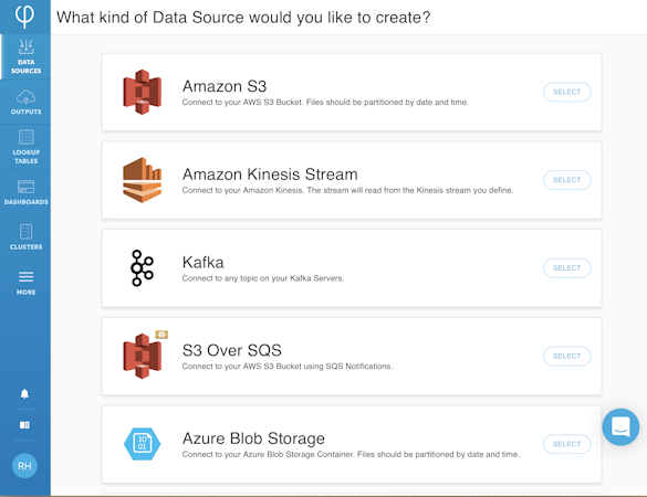 Upsolver data sources