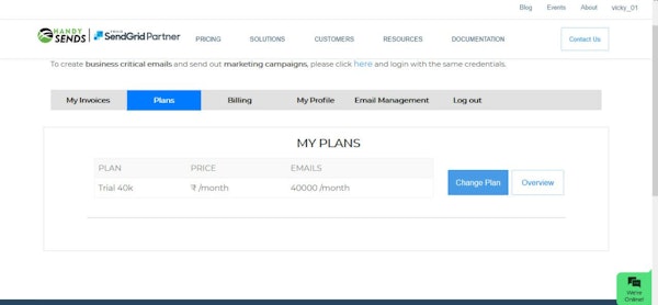 HandySends plans