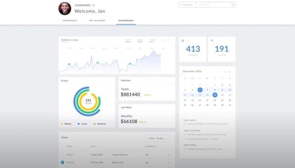 InEvent dashboard