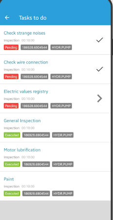 Infraspeak task tracking