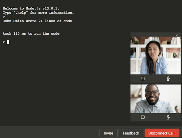 Intervue video calling