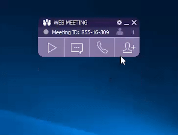 Web Meeting invite guests