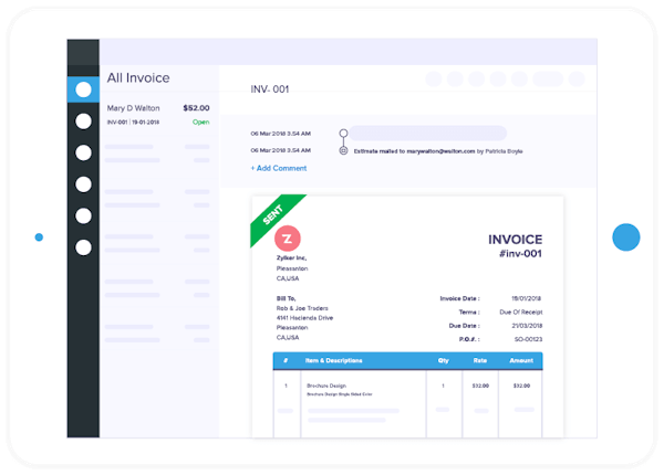 Zoho Invoice Software 2020 Pricing Features And Demo 5562
