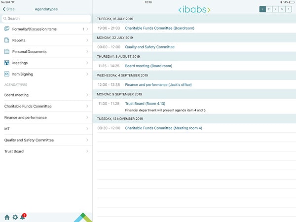 Schedule