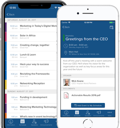 iPhone interface