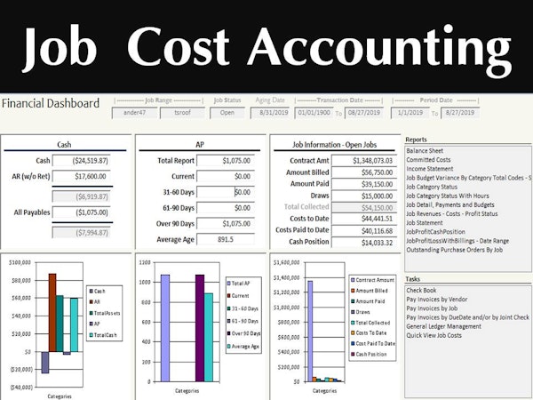 Job cost accounting