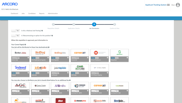 Job distribution is quick and easy