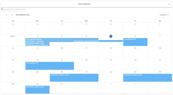 Resources Schedule