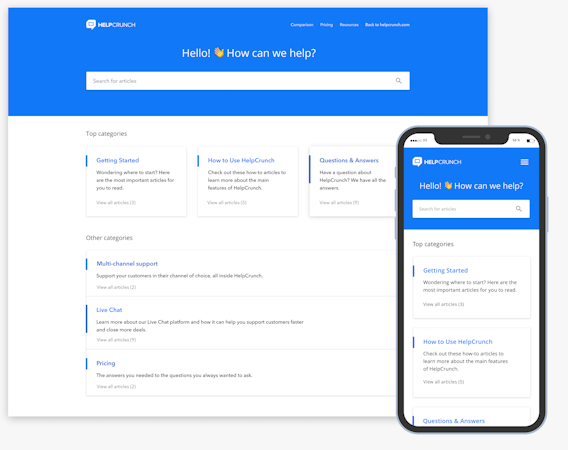 HelpCrunch Knowledgebase