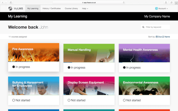 iHASCO learning portal