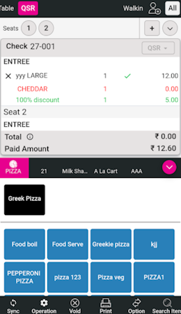 Linga POS table management