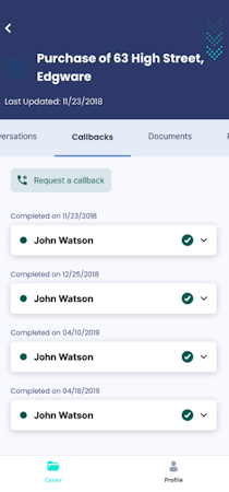 The Link App client callbacks
