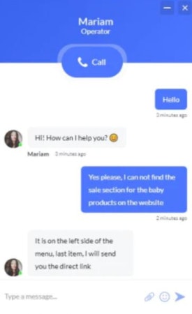 LiveCaller real-time chat