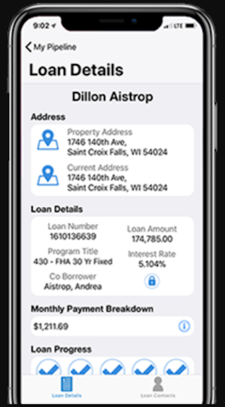 Unify Mortgage CRM loan details
