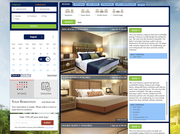 ResNexus Booking Engine