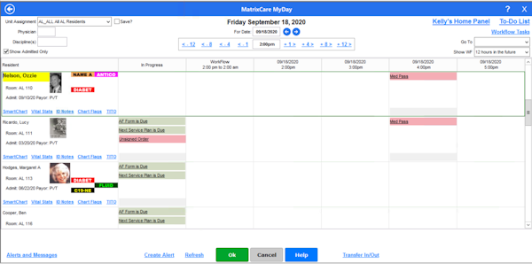 Employee calendar