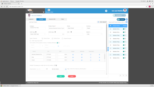 LSNetX product management