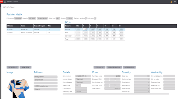 CloudSuite Fashion – Style Matrix
